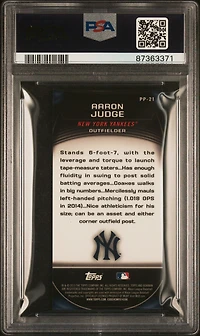2015 Bowman Chrome Prospect Profiles Mini Pp-21 Aaron Judge PSA 10