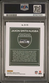 2023 Panini Donruss Downtown! D15 Jaxon Smith-njigba PSA