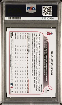 2022 Topps 1 Shohei Ohtani PSA 9