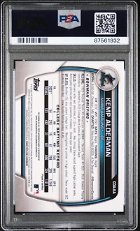 2023 Bowman Draft Chrome Prospect Autograph Cdaka Kemp Alderman PSA 10