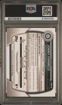 2023 Bowman Draft Chrome Prospect Autograph Cdajf Jonny Farmelo Refractor PSA 9