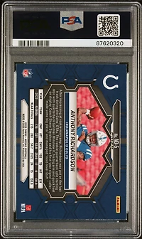 2023 Panini Mosaic Nfl Debut Nd5 Anthony Richardson Camo Pink PSA