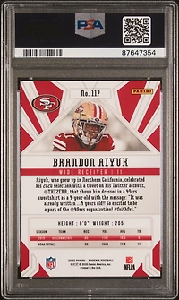2020 Panini Phoenix 117 Brandon Aiyuk Fire Burst PSA 10