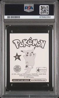 1999 Merlin Pokemon S1 Pikachu PSA 8