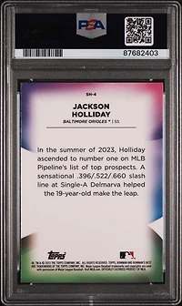 2023 Bowman's Best Shellacked Sh4 Jackson Holliday PSA 10