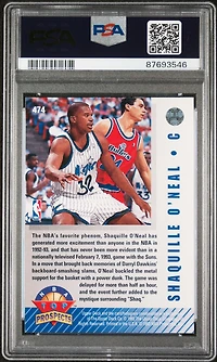 1992 Upper Deck 474 Shaquille O'neal PSA 9