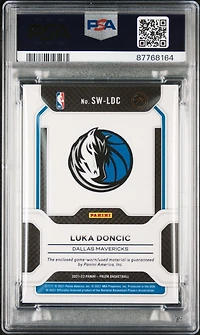 2021 Panini Prizm Sensational Swatches Ldc Luka Doncic PSA 10