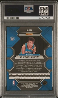2022 Panini Mosaic 236 Chet Holmgren PSA 10