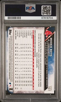 2016 Topps Chrome 161 Mookie Betts PSA 10