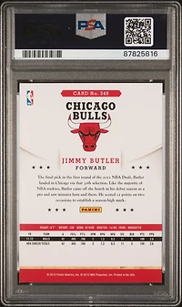 2012 Panini Hoops 249 Jimmy Butler PSA 8