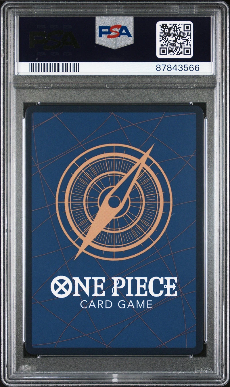 2023 One Piece Op03-pillars Of Strength 012 Monkey D. Luffy Wanted Alternate Art PSA 10