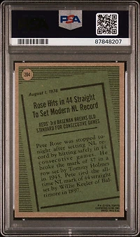 1979 Topps 204 Pete Rose PSA 8