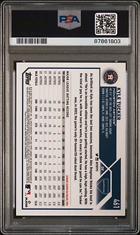 2023 Topps Chrome Sapphire 461 Kyle Tucker Orange PSA 10