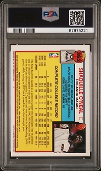 1996 Topps Finest Reprint 32 Shaquille O'neal PSA 9