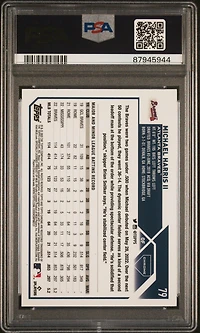 2023 Topps Chrome 79 Michael Harris Ii PSA 9