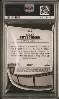 2023 Bowman's Best Reel To Reel Die-cuts Rr9 Adley Rutschman PSA 10