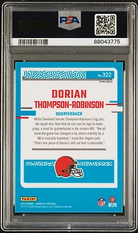 2023 Panini Donruss 322 D. Thompson PSA 10