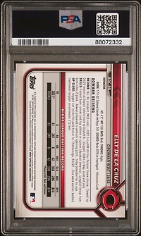 2022 Bowman Draft Bdc80 Elly De La Cruz Chrome-refractor PSA 10