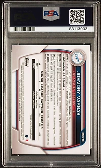 2023 Bowman Chrome Sapphire Edition Prospects 218 Joendry Vargas Orange PSA 10