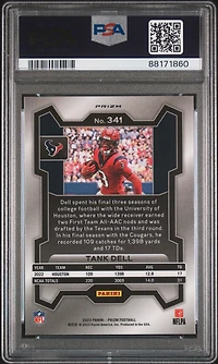 2023 Panini Prizm 341 Tank Dell PSA 10