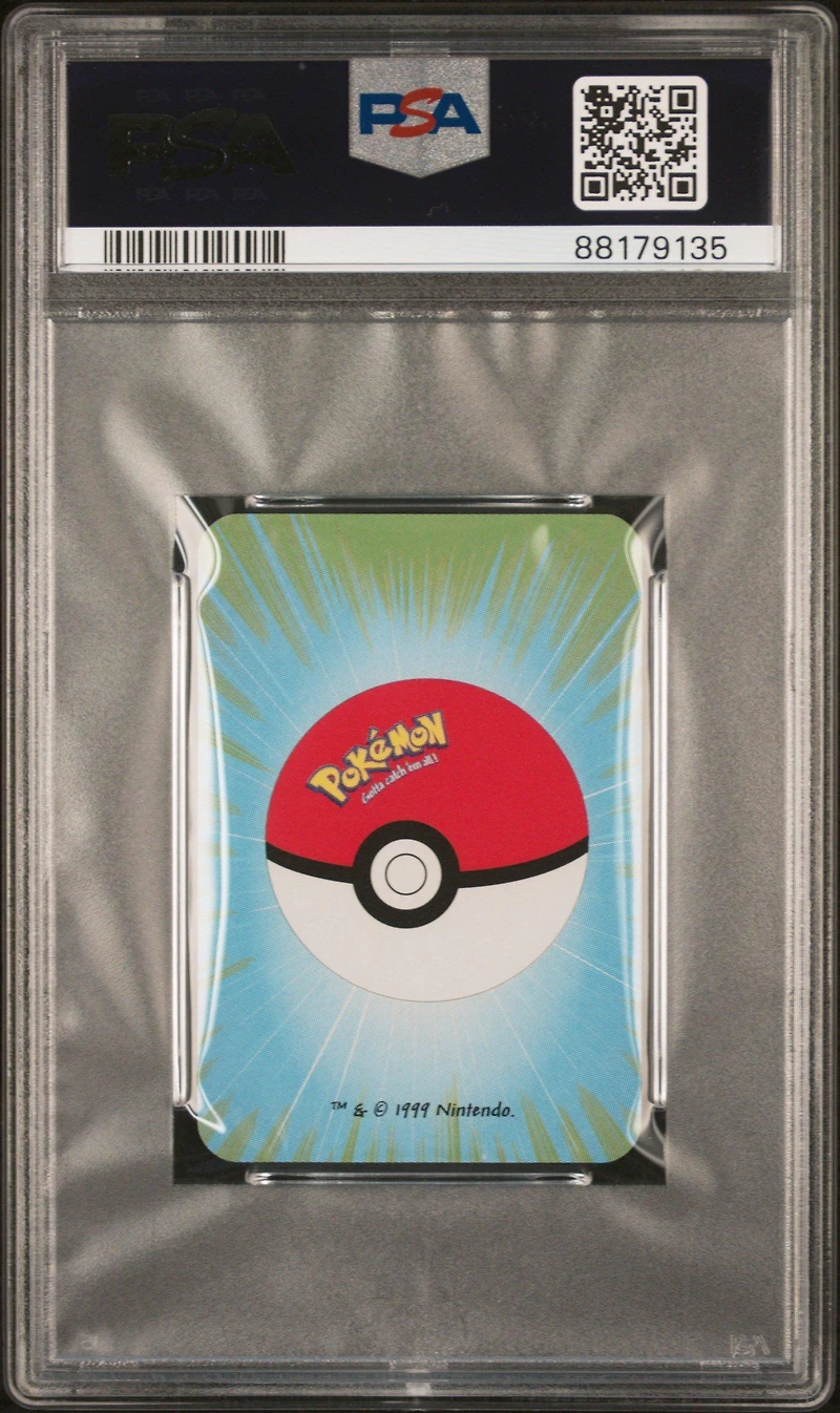 1999 Bicycle Pokemon Mini Playing Cards Green Deck Charizard King Of Hearts PSA 9