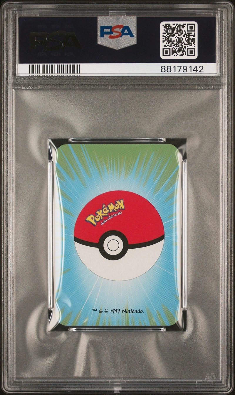 1999 Bicycle Pokemon Mini Playing Cards Green Deck  Squirtle 3 Of Hearts PSA 10