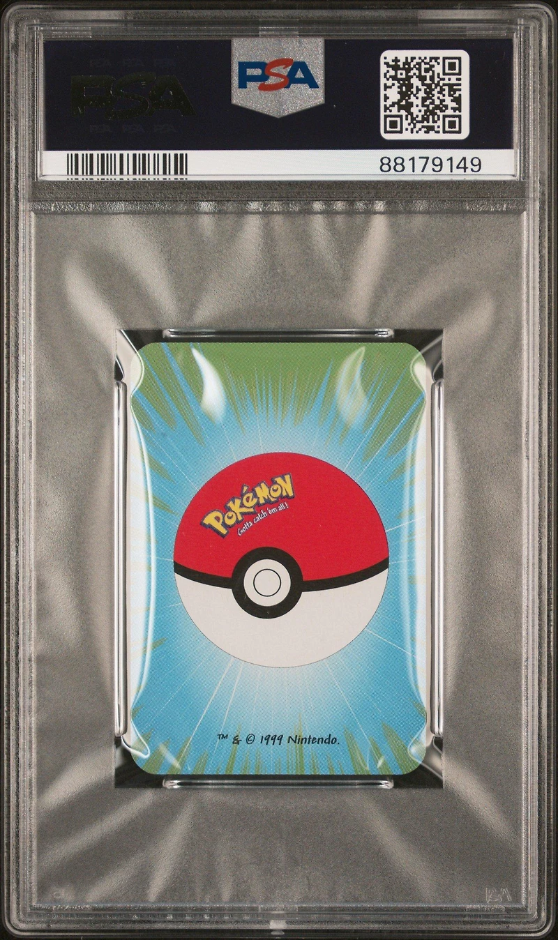 1999 Bicycle Pokemon Mini Playing Cards Green Deck  Mewtwo 7 Of Spades PSA 10