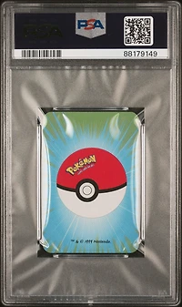 1999 Bicycle Pokemon Mini Playing Cards Green Deck  Mewtwo 7 Of Spades PSA 10