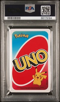 2020 Uno Pokemon Charizard Asia Back-blue-#4 PSA 10