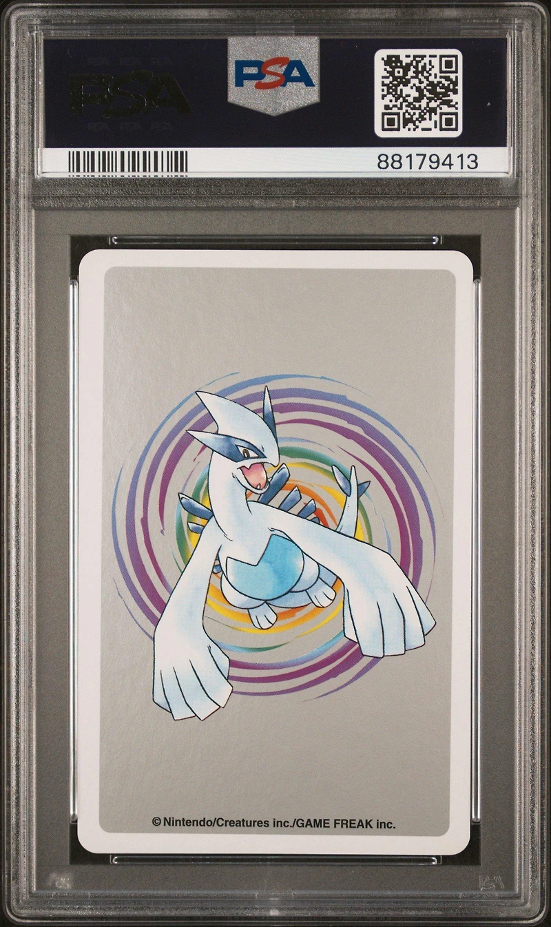 2000 Pokemon Silver Version Playing Cards 173 Cleffa Queen Of Spades PSA 9