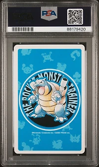 1998 Pokemon Blue Version Playing Cards 088 Grimer 5 Of Spades PSA 9