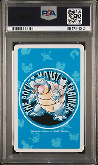 1998 Pokemon Blue Version Playing Cards 014b Kakuna 5 Of Clubs PSA 10