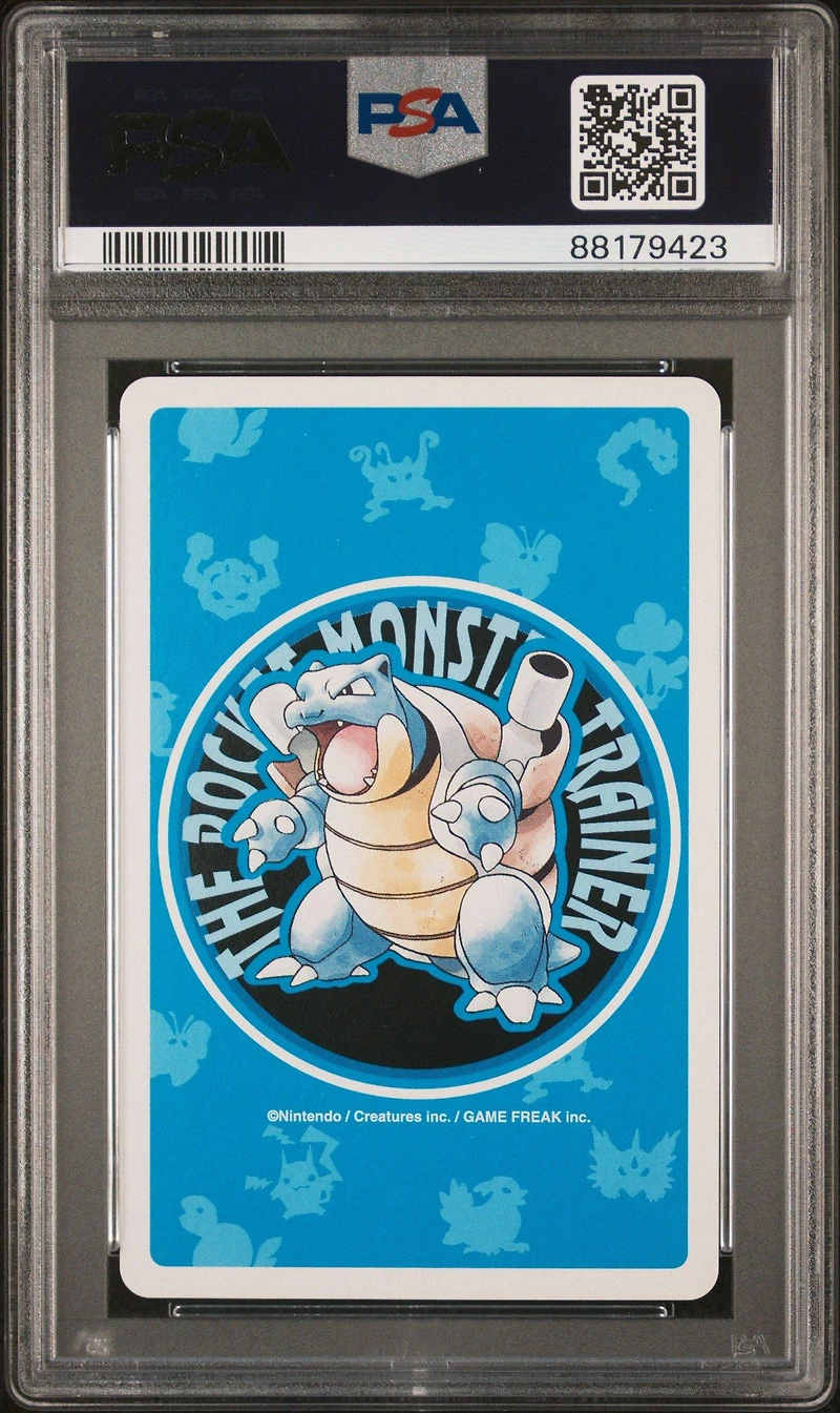 1998 Pokemon Blue Version Playing Cards 040c Wigglytuff 6 Of Clubs PSA 10