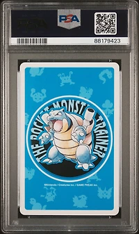 1998 Pokemon Blue Version Playing Cards 040c Wigglytuff 6 Of Clubs PSA 10