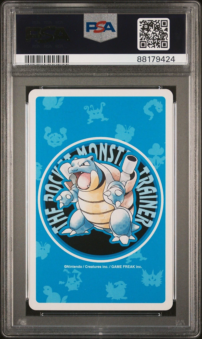 1998 Pokemon Blue Version Playing Cards 105 Marowak 8 Of Clubs PSA 10