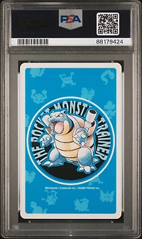 1998 Pokemon Blue Version Playing Cards 105 Marowak 8 Of Clubs PSA 10