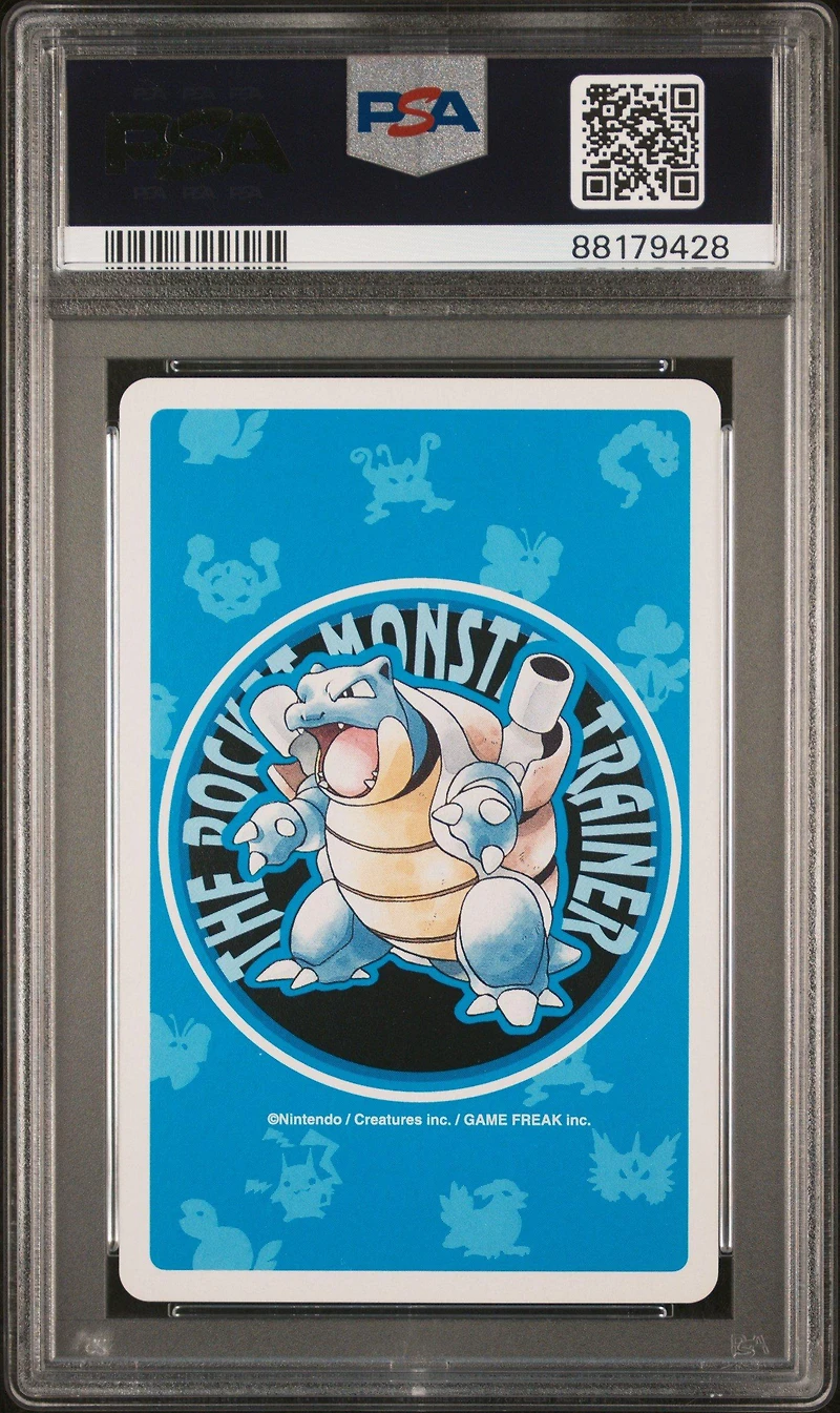 1998 Pokemon Blue Version Playing Cards 053 Persian King Of Spades PSA 10