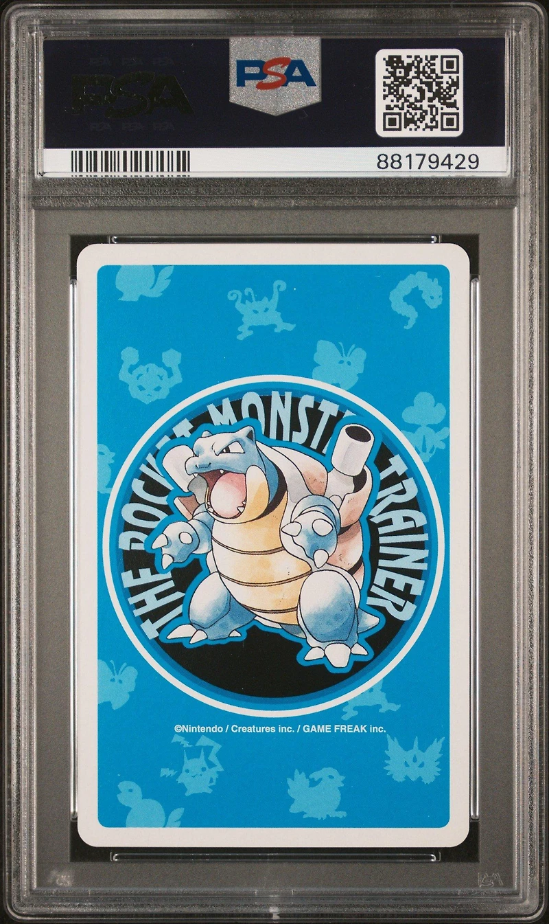 1998 Pokemon Blue Version Playing Cards 120 Staryu 10 Of Diamonds PSA 9