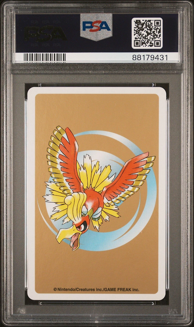 2000 Pokemon Gold Version Playing Cards 102 Exeggcute 9 Of Diamonds PSA 9