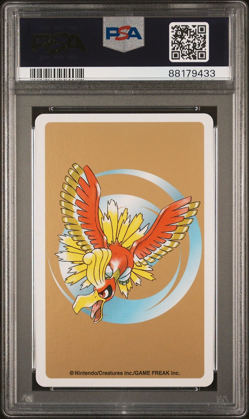 2000 Pokemon Gold Version Playing Cards 043 Oddish 6 Of Hearts PSA 10
