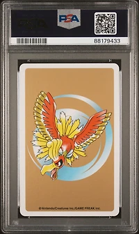 2000 Pokemon Gold Version Playing Cards 043 Oddish 6 Of Hearts PSA 10