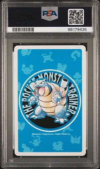 1998 Pokemon Blue Version Playing Cards 027 Sandshrew Queen Of Hearts PSA 10