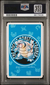 1998 Pokemon Blue Version Playing Cards 028 Sandslash King Of Hearts PSA 10