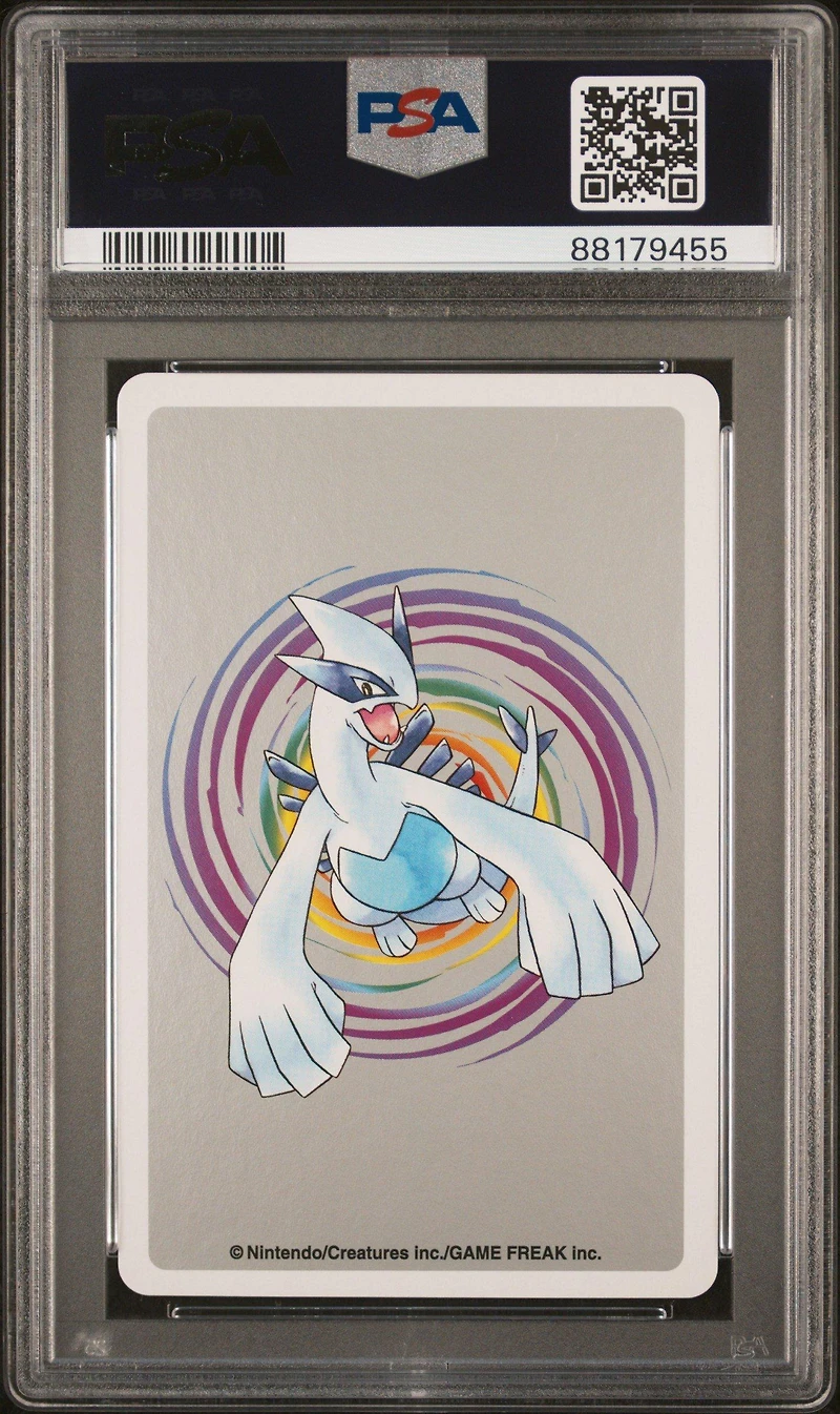 2000 Pokemon Silver Version Playing Cards 096 Drowzee 9 Of Spades PSA 9