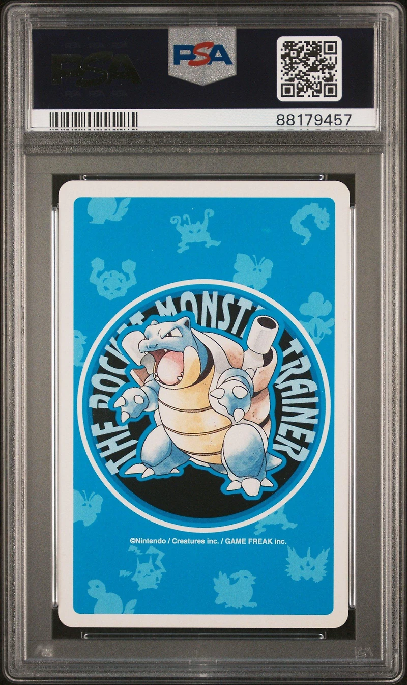 1998 Pokemon Blue Version Playing Cards 086 Seel 6 Of Diamonds PSA 9
