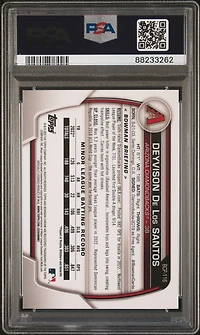 2023 Bowman Mega Box Chrome Bcp116 Deyvison De Los Santos Navy PSA 9