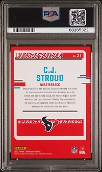 2023 Panini Donruss The Rookies 21 Cj Stroud PSA 9
