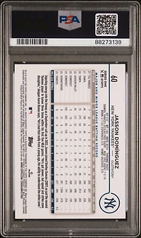 2024 Topps 60 Jasson Dominguez Rainbow Foil PSA 10
