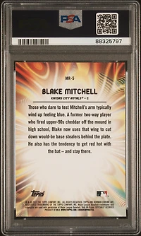 2023 Bowman Draft Mood Ring Mr5 Blake Mitchell PSA 10