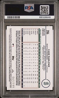 2024 Topps 286 Cade Marlowe Red Crackle Foil Board PSA 10